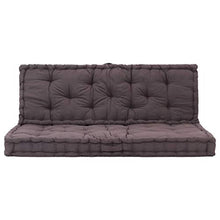 OUSEE Cuscini per Pallet e Pavimento 2 pz in Cotone Antracite