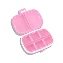 BGSFF Portapillole da Viaggio Portapillole da Viaggio Portatile da Esterno 8 Slot Sigillo Portapillole Contenitore per medicinali Piccolo Organizer Contenitore per Pillole Scatola per Fa