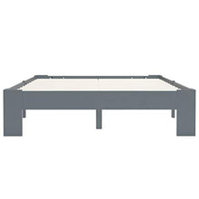 FAMIROSA Giroletto Grigio in Legno Massello di Pino 140x200 cm
