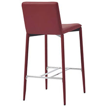 UnfadeMemory Set da Bar Set di mobili per Cucina, Giardino 3 pz in Similpelle Rosso Vino
