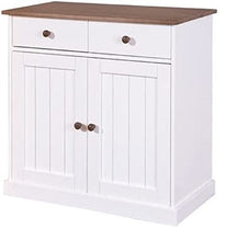 13Casa Westerland 3.2 Buffet, Pino, Bianco, 90 x 45 x 86 cm
