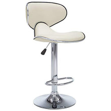 vidaXL Sgabelli da Bar 2 pz Crema in Similpelle