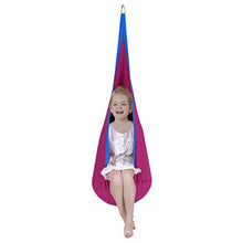 COSTWAY Amaca Bambini per Interni ed Esterni con Cuscino, Amaca Altalena Versatile,Colore Scelta, 70 x 160cm (ROSEO)