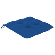 vidaXL Sedie da Giardino con Cuscini Blu 2 pz in Massello di Teak