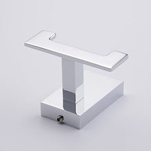 Beelee BA9203 - Gancio Portasciugamani, in ottone, Cappotto Gancio doppio gancio per bagno cucina, Montaggio a parete, Cromo Lucido