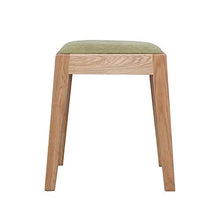 EXCLVEA Sedile per Trucco per Camera da Letto Vanity Sgabello, Trucco Moderno Dressing feci con Sedile Imbottito, Panchina Imbottita con Gambe in Legno for Camera da Letto