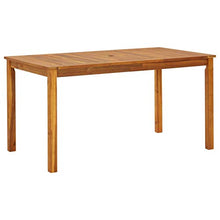 Tidyard Set da Pranzo da Giardino 5 pz in Legno Massello di Acacia