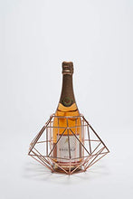 LUDI-VIN Porta Bottiglia Diamante Finitura Rame
