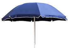 Joy Summer Ombrellone Spiaggia in Cotone Tinta Unita Mare Lido Lipari - Blu