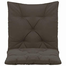 Festnight Cuscini per Sedie a Dondolo in Tessuto, 2 pz Cuscino con Schienale 50 cm Antracite