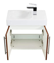 Mobile bagno con lavabo Geberit Icon XS 53cm a destra noce