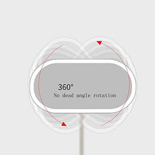 Specchio per Il Trucco, Specchio Comò, Specchio da Appoggio, Specchio Cosmetico Illuminato, Ricaricabile, Sensore Separato Rimovibile, Portatile, Regolabile, 360 °