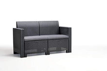 BICA 9067.4 Set Nebraska Salottino 4 Posti, Antracite, 281 x 155 x 79 cm