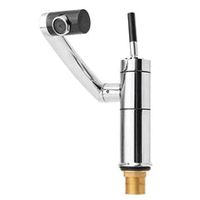 HYY-YY Rubinetto della Cucina a 360 ° Ruota Spray Montato Piattaforma Chrome Bagno lavabo Tap Cascata Rubinetto Mobili