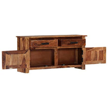 vidaXL Credenza Stile Rustico Accattivante Indeformabile Spaziosa Robusta Resistente Madia Buffet Consolle Armadietto Legno Massello di Sheesham