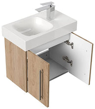 emotion Mobili da bagno con lavabo Geberit Icon XS 53 cm destra rovere chiaro lucido