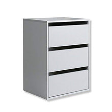 Forte Twist Cassetti, Legno ingegnerizzato, Grigio, 51 x 39.60 x 70.60 cm