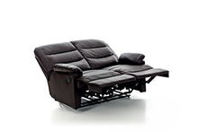 DIVANO RECLINER MOD. MARA COLORE MARONNE IN ECO PELLE 130X80X100H CM