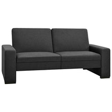 vidaXL Divano Letto Dormeuse Canapè Giaciglio Mobili Arredamento Ottomana Sofà Poltrona Seduta Salotto Divanetto Branda Grigio Scuro in Tessuto