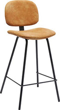 Kare Barber Orange 65 - Set di 2 sgabelli da bancone