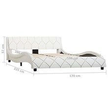 SKM Giroletto Bianco in Similpelle 160x200 cm (35.4kg)