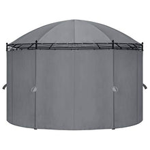 E E-NICES Gazebo con Tende 530x350x265 cm Antracite