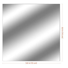 18pcs Pellicola a specchio Cameretta Adesivo Murale15 x 15 cm Specchi autoadesivi, Adesivi Murali Specchio, Adesivo Inter Decalcomanie Decorative Wall Stickers Bagno