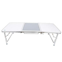 KUIDAMOS Forniture di mobili Resistenti e Antiscivolo Tavolo Pieghevole per Esterni, per Barbecue