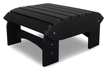 Original Dream-Chairs since 2007 Adirondack Footrest Comfort in plastica disponibile in 3 colori (nero)