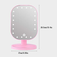 regolabile Hollywood Specchio per Trucco, 20 LED 10X Ingrandimento specchio cosmetico Touch Screen Specchio per trucco con ricarica USB