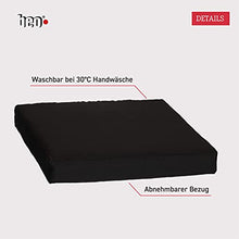 beo LKP 60x60PY202 Cuscino Lounge per Divano con Chiusura Lampo e Tessuto Idrorepellente, Anthrazit, Glatt 60x60 cm