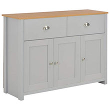 FAMIROSA Credenza Grigia 112x35x81 cm