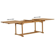 SKM Set da Pranzo 9 pz in Legno Massello di Teak (110.25kg)