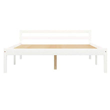 FAMIROSA Giroletto con 4 Cassetti Bianco in Massello di Pino 140x200 cm-0420