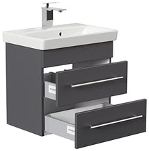 Mobile bagno con lavabo Villeroy & Boch Avento 55cm antracite satinato