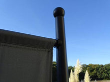 QUICK STAR Paravento da Giardino 180 x 178 cm Divisorio in Tessuto Balcone Protezione della Privacy Grigio