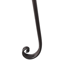 Anself Panchina in Metallo con Disegno Marrone d'antiquariato