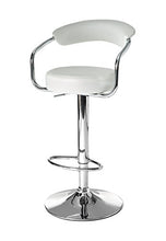 Wink design, Chattanooga, Set Due Sgabelli Bar, finta pelle, Bianco