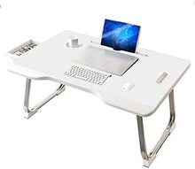 Xicaimen Tavolo per Notebook Tavolo Pieghevole per Laptop Vassoio da Letto Supporto Multifunzione per Notebook Supporto da Lettura per Divano