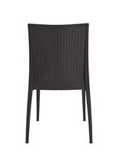 SEDIA 4 PEZZI SEDIA POLI RATTAN SINTETICO GIARDINO COL MARRONE GIARDINO INTERNO ESTERNO