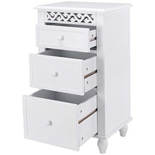 LGYLucky - Armadietto da Bagno in Legno, Stile Moderno, Colore: Bianco
