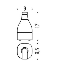 Colombo Design B93310CRVAN Dispenser da Appoggio Serie Alize, Cromo