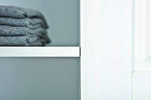 Inter Link Armadio Moderno con Ante Battenti Pino Massiccio con Vernice Resistente, Bianco