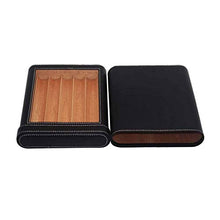 SCDZS Gift Box in Pelle di Superficie portasigarette Uomo - Portatile Pelle Cigar Box Cigar Box umidificazione Box