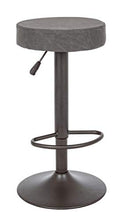 SGABELLO BAR PIPER GRIGIO SCURO VINTAGE, taglia unica