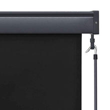 vidaXL - Tenda avvolgibile per esterni, 60 x 250 cm, colore: Antracite