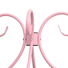 SKM Letto a Baldacchino Rosa in Metallo 100x200 cm
