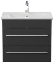 Mobile bagno con lavabo Villeroy & Boch Venticello 60cm nero satinato