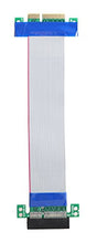 SaySure - PCI-E 4X Riser Card Extender Flex Extension Cable Ribbon