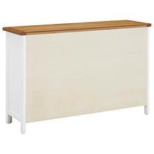 Cassettiera 105x33,5x73 cm in Legno Massello di Rovere